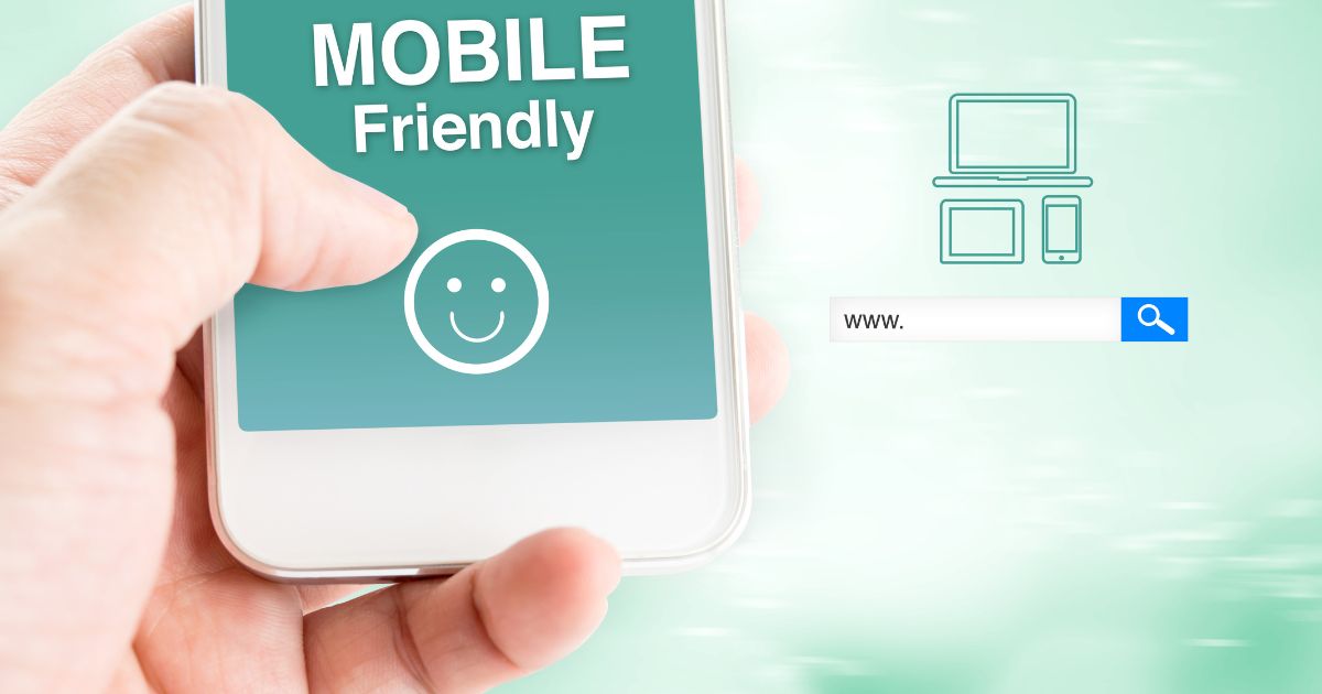 Mobile friendly, smiley face
