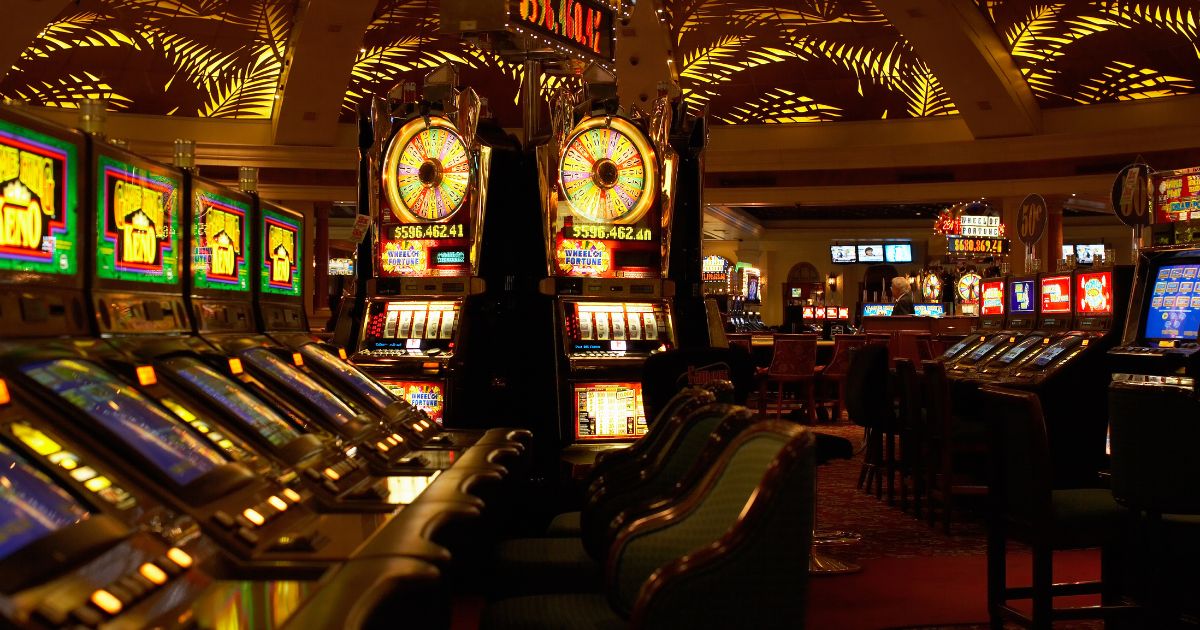 Slots machines in casino