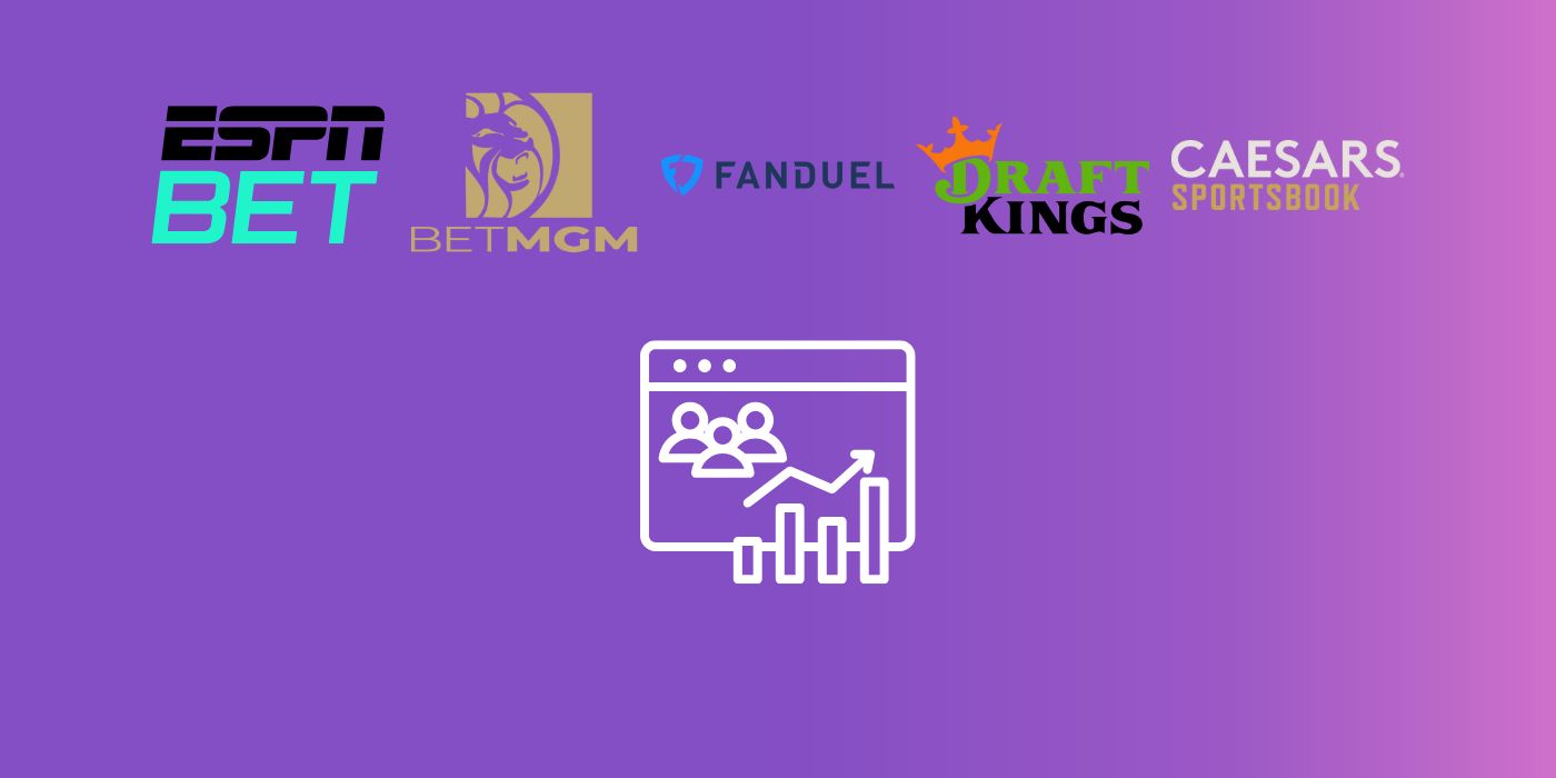 How do the TOP 5 U.S. Sportsbooks get Traffic