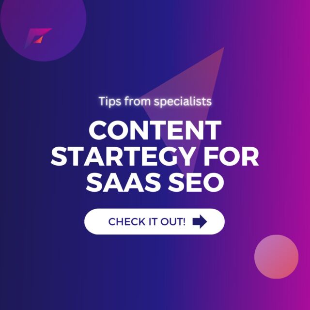 Elevate Your SaaS SEO with a Stellar Content Strategy! Here are tips from our team that you can implement in your SEO Strategy for the upcoming year! 📅

📈 Content is king in SaaS SEO! It's more than just product descriptions. Think of different formats of content as case studies, testimonials, and how-to blogs. Plan your content calendar wisely to be active and relevant throughout the year.

🎯 Understanding your audience is key. Their interests evolve, so keep researching and engaging to create content that resonates. Dive deep into keyword research, focus groups, or direct customer interactions for insights.

🗺️ Keyword mapping is crucial! Organize those keywords for every page of your site. This organization aids in crafting targeted content for each audience segment. 

📚 Add variety with blog posts, eBooks, case studies, and infographics. Show off your expertise and creativity, not just your products. Informative content leads to higher rankings and better engagement.

Save this post to have it nearby when you are starting to prepare the SEO SaaS strategy. There will be many more practical tips coming up! 💡

#SaaSMarketing #EmailMarketing #MarketingTips #InnovationInMarketing #seotips #digitalamarketing #marketingtip #fortismedia